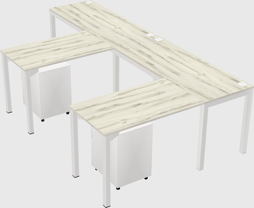 L-shaped desk