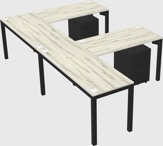 L-shaped desk