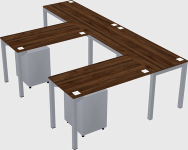 L-shaped desk