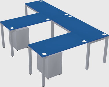 L-shaped desk