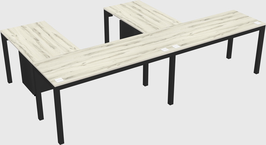 L-shaped desk