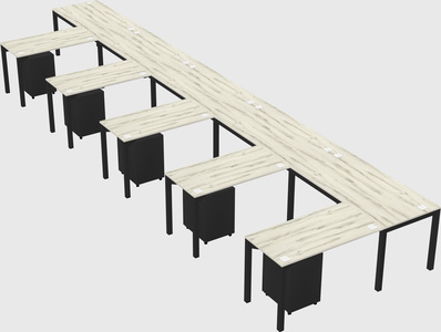 L-shaped desk