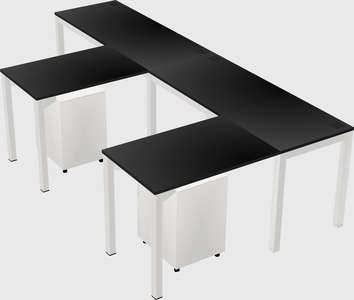 L-shaped desk