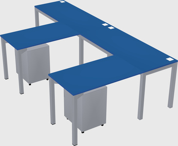 L-shaped desk