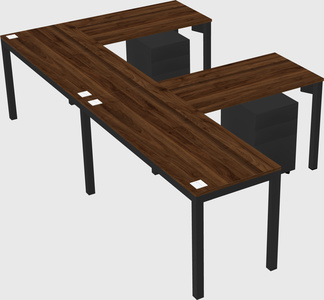 L-shaped desk