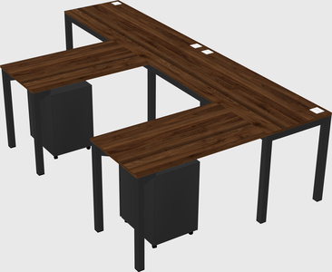 L-shaped desk