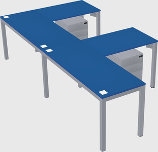 L-shaped desk