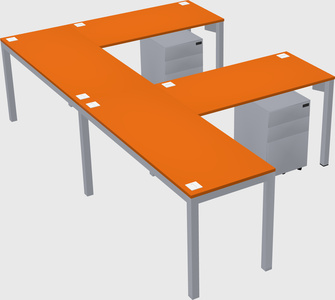 L-shaped desk