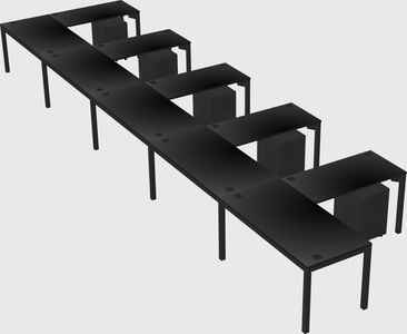 L-shaped desk