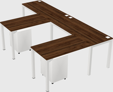 L-shaped desk