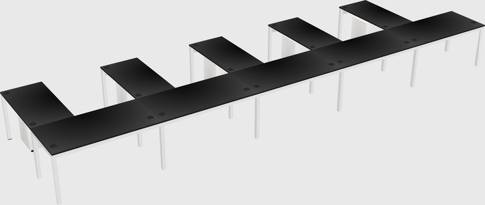 L-shaped desk