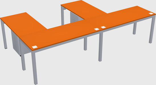 L-shaped desk