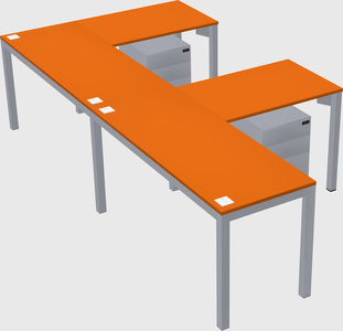 L-shaped desk