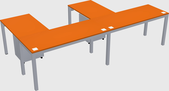 L-shaped desk