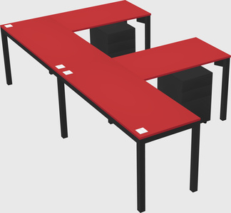 L-shaped desk