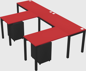 L-shaped desk