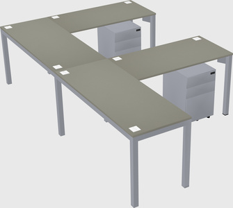 L-shaped desk