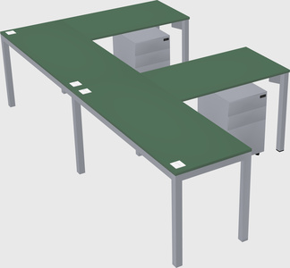 L-shaped desk