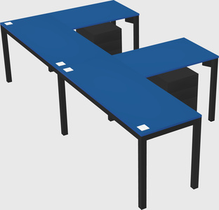 L-shaped desk