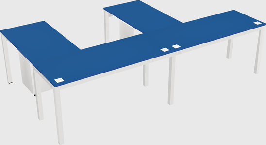L-shaped desk