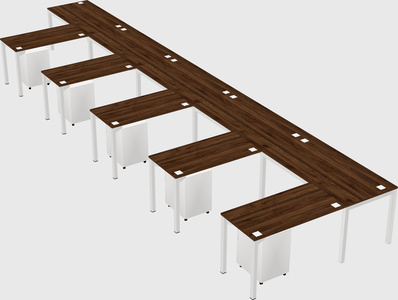 L-shaped desk