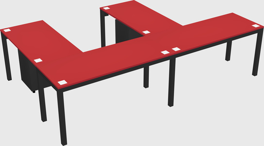 L-shaped desk