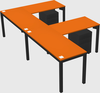 L-shaped desk