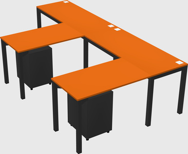 L-shaped desk