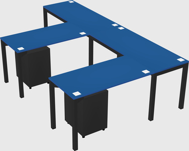 L-shaped desk