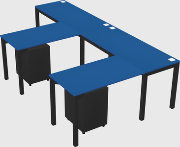 L-shaped desk