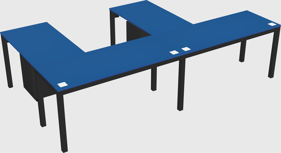 L-shaped desk