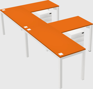 L-shaped desk