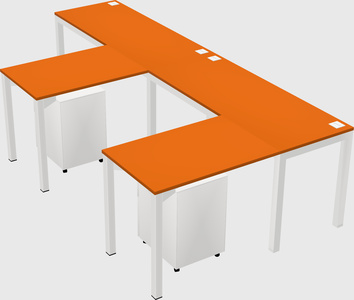 L-shaped desk