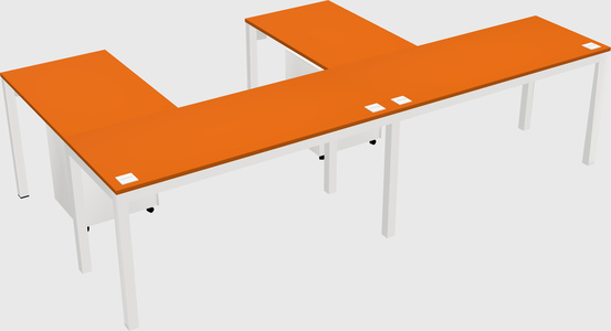 L-shaped desk