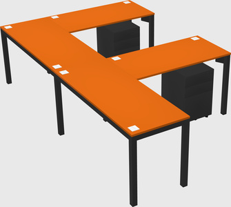 L-shaped desk