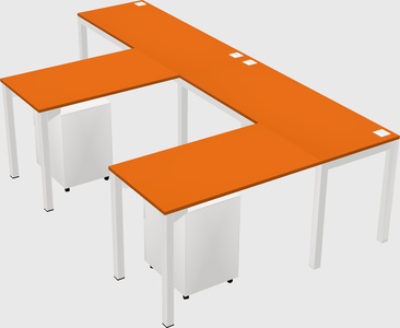 L-shaped desk