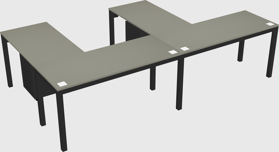 L-shaped desk