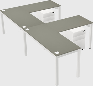 L-shaped desk