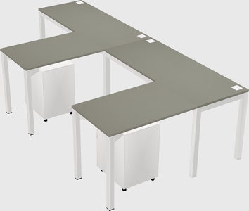 L-shaped desk
