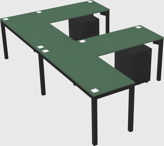 L-shaped desk