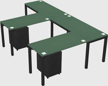 L-shaped desk