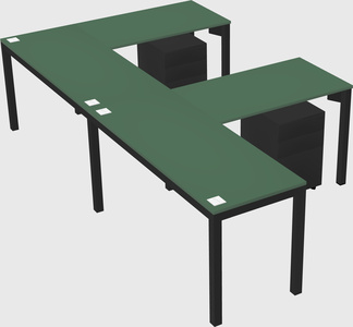 L-shaped desk