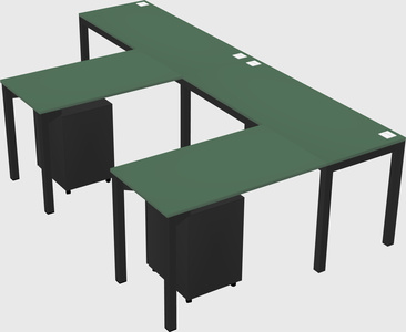 L-shaped desk