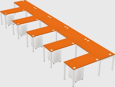 L-shaped desk