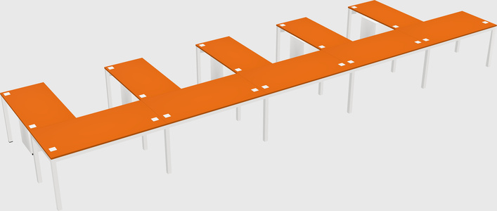 L-shaped desk