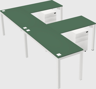 L-shaped desk