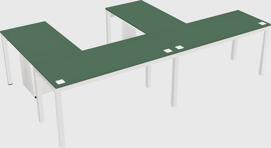 L-shaped desk