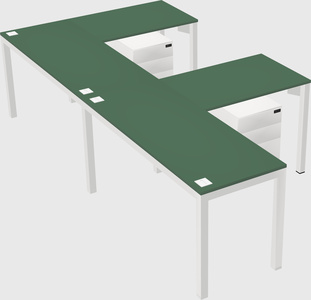 L-shaped desk
