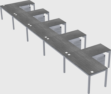 L-shaped desk