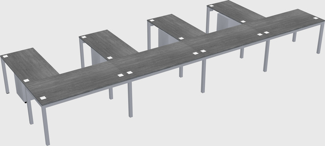 L-shaped desk